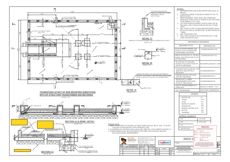 Inox Amplus 024 3mw Fdn 001 r1 Sheet 1 of 2 ( Revised Fdn. Dwg.) Cat 3 ...