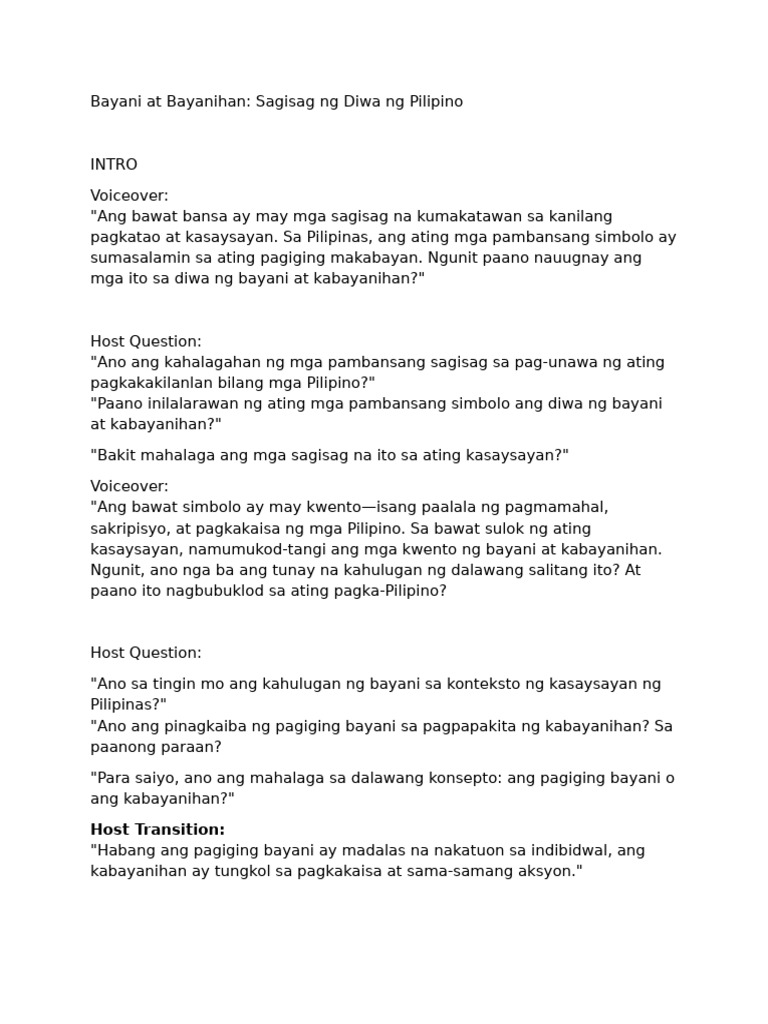 Rizal Script 1 | PDF
