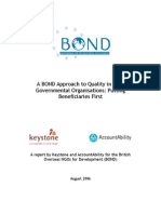 BOND - Putting Beneficiaries First (2006)