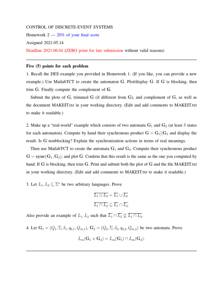 Homework 2 | PDF