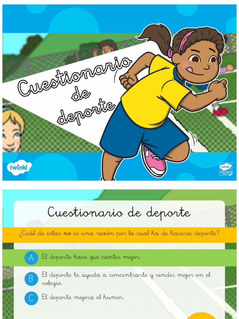 Es Pe 1659697477 Juego Interactivo Cuestionario de Deporte Ver 1 | PDF