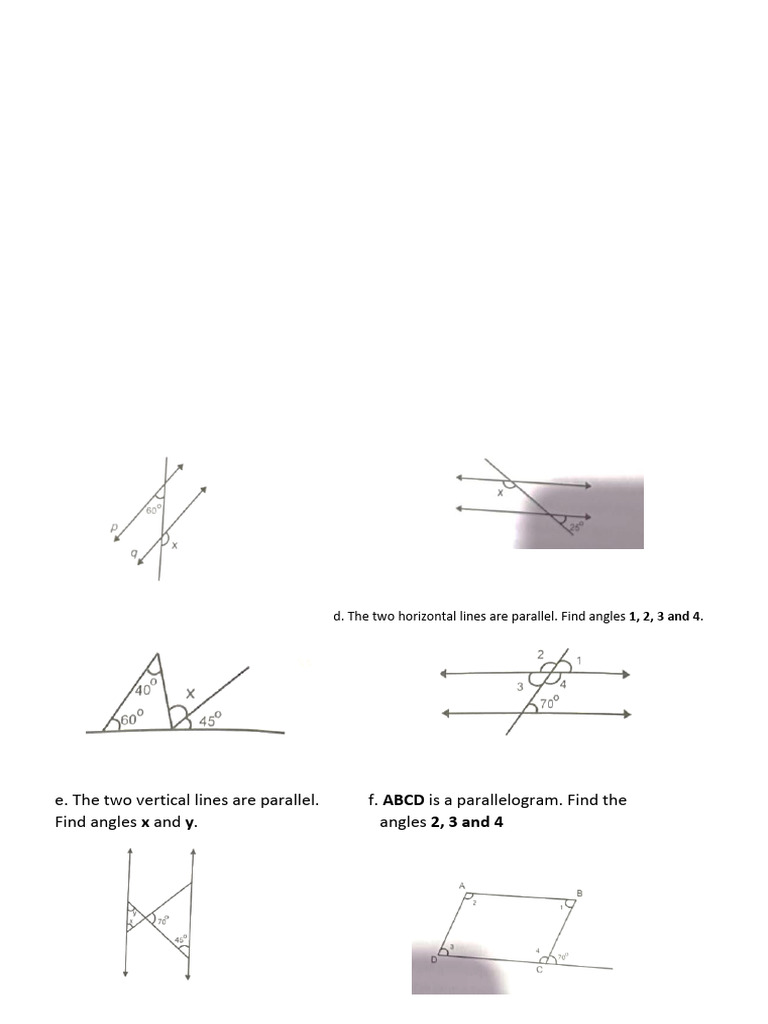 Lines and Angles | PDF