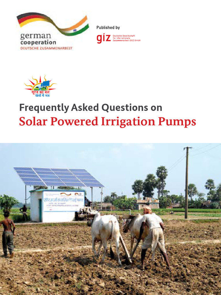 Solar Powered Irrigation Pumps | PDF | Photovoltaic System | Solar Power