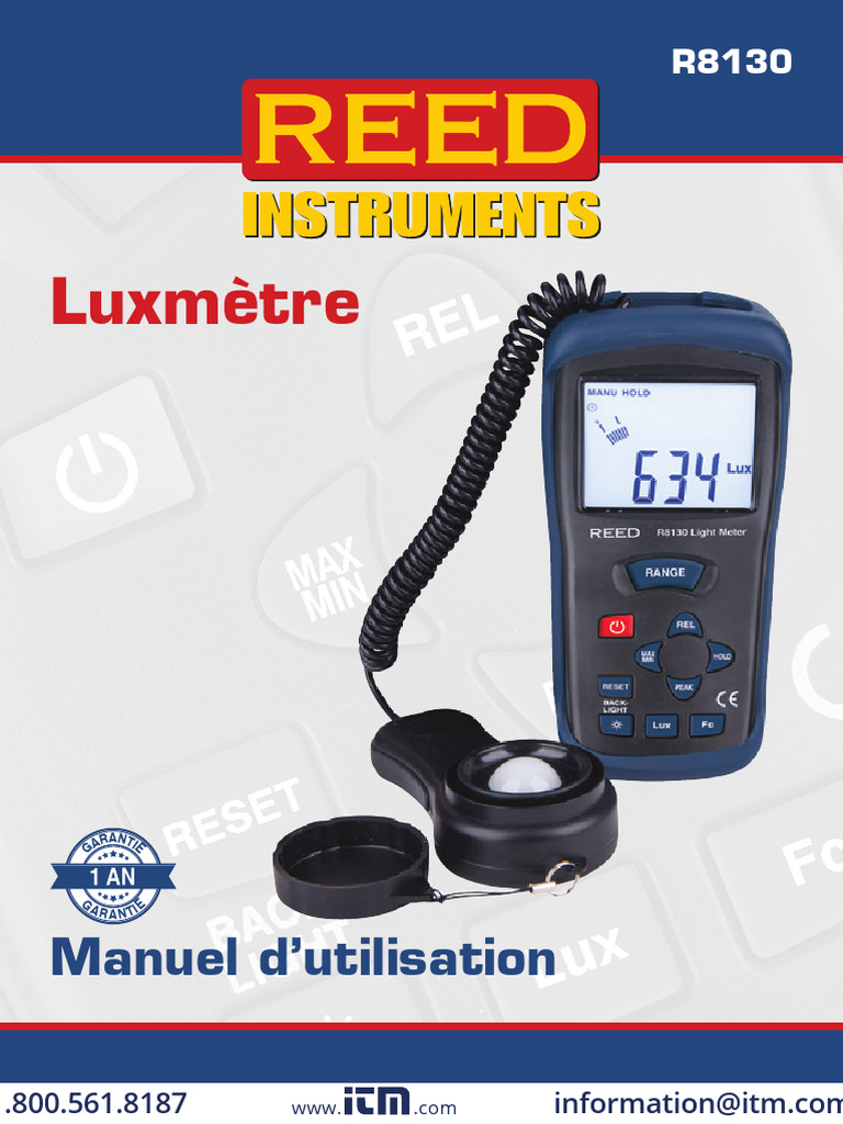 Lumètre REED | PDF | Capteur