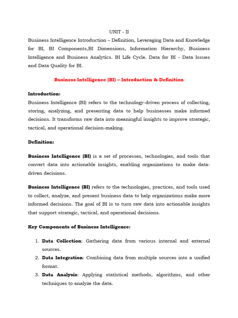 dwbi 2 | PDF | Business Intelligence | Analytics