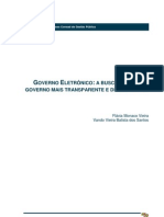 Governo Eletronico a Busca Por Um Governo Mais Transparente e Democratico