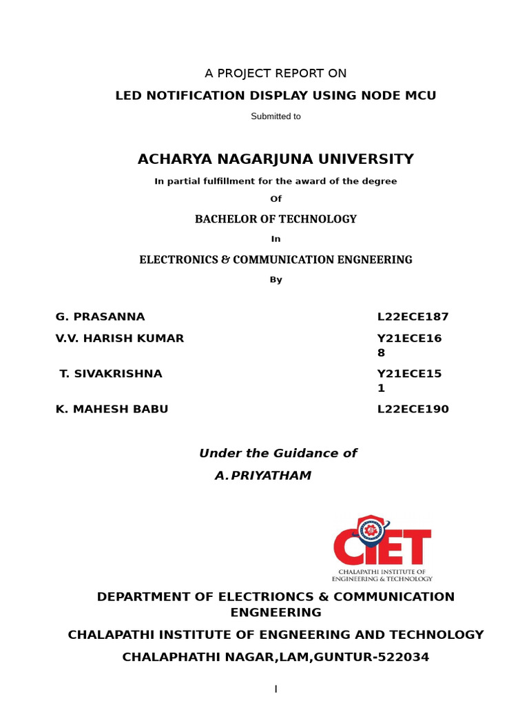 Final Year Project Doc 1 | PDF | Internet Of Things | Home Automation