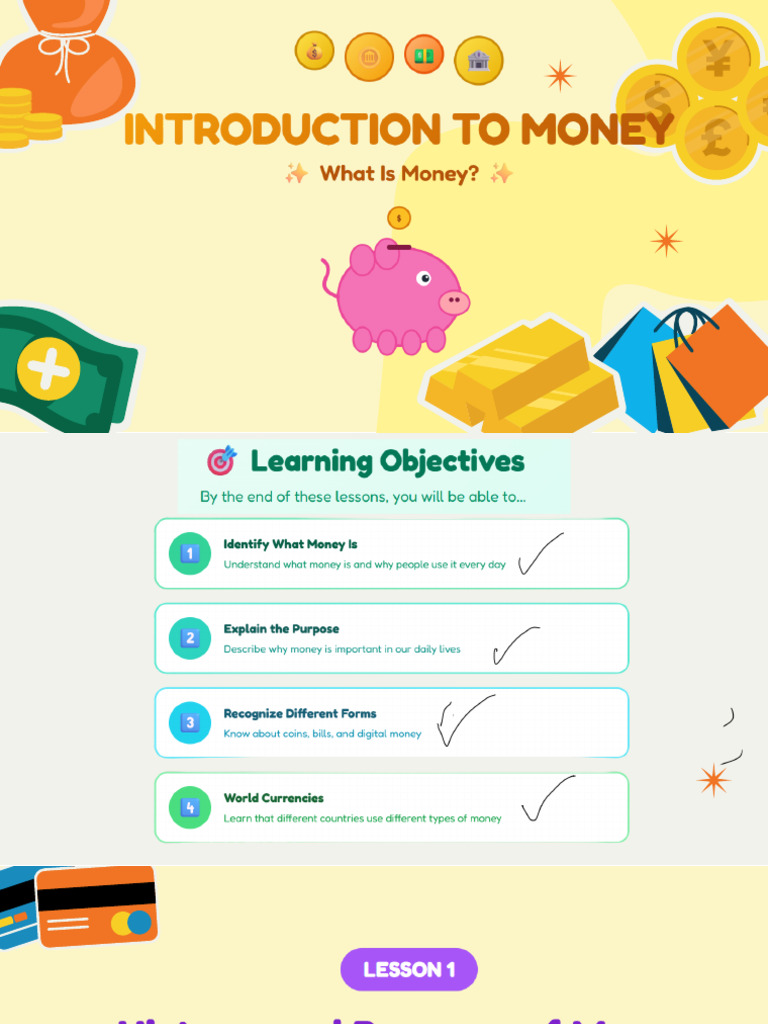 Lesson 2 - Introduction To Money | PDF