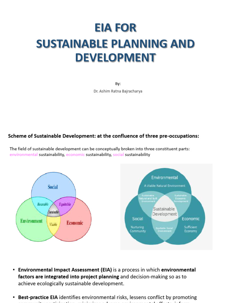 EIA Sustainable Development | PDF | Sustainability | Environmental ...