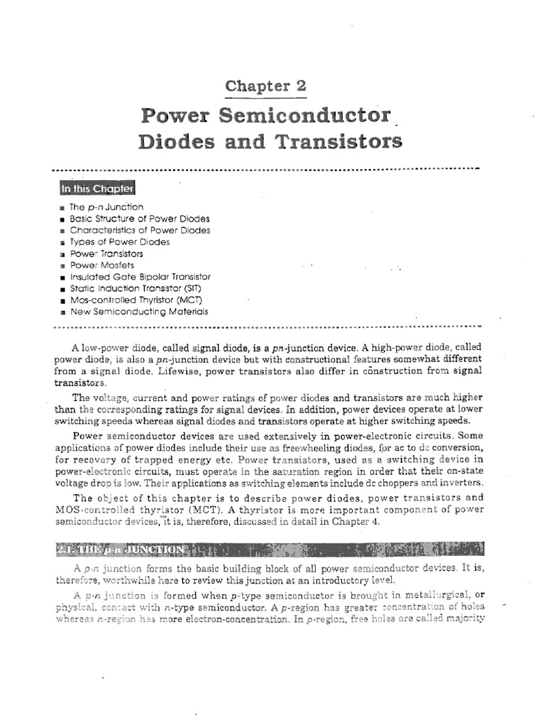 Pe CH2 | PDF | Bipolar Junction Transistor | Diode
