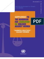 Supplement-To-Handbook-English Harmful Practice Against Women