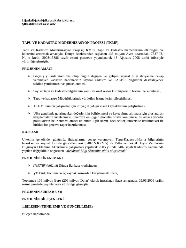 TKMP Tanitim BLG Notu 01.09.2010 | PDF