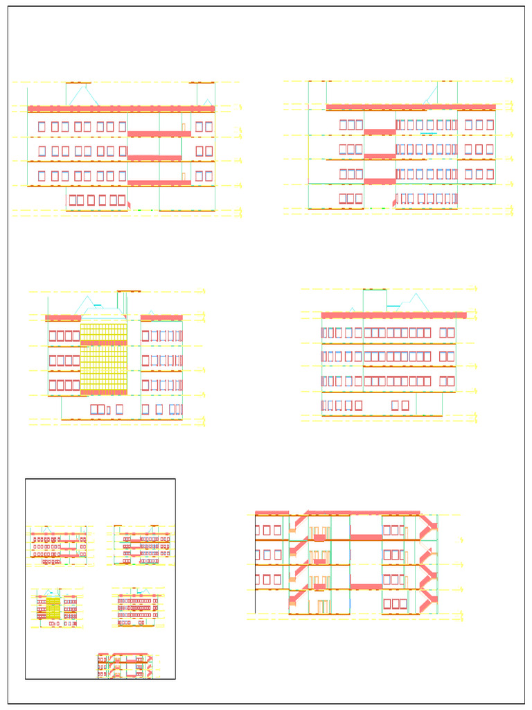 Elevations 4 Senction 1 | PDF
