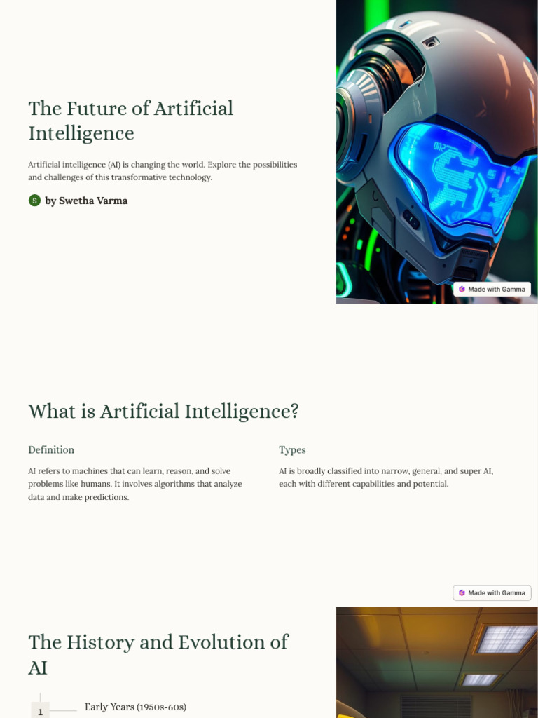 The Future of Artificial Intelligence | PDF