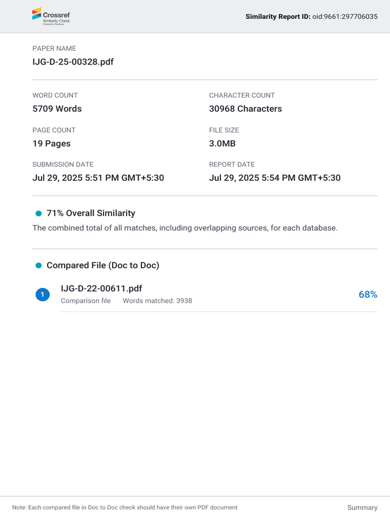 IJG-D-25-00328. Doc To Doc Comparison | PDF | Health Sciences | Public ...