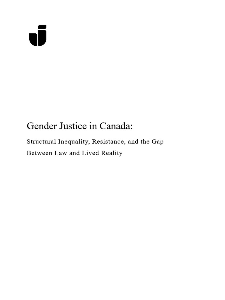 Gender Justice in Canada | PDF | Convention On The Elimination Of All ...