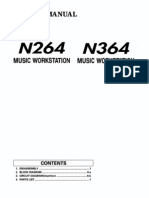 KORG N264 N364 Service Manual