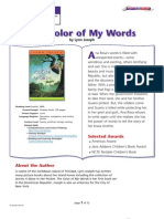 Color of My Words Guide