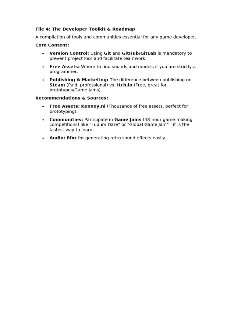 The Developer Toolkit & Roadmap | PDF