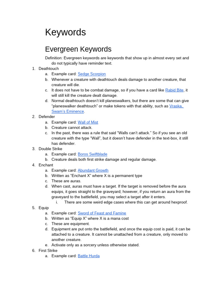 Keywords - 4!14!22 | PDF | Trading Cards