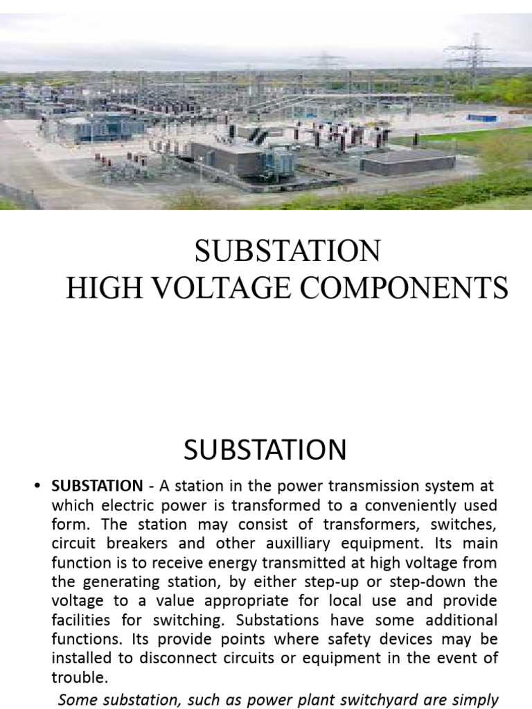 Electrical - Substation - General - Equipments A | PDF | Transformer ...