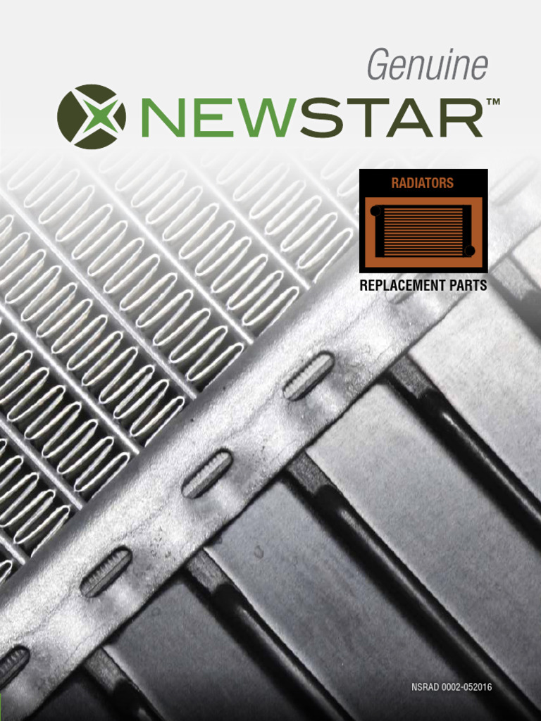 CATALOGO Radiator 2016 | PDF | Motor Vehicle | Wheeled Vehicles