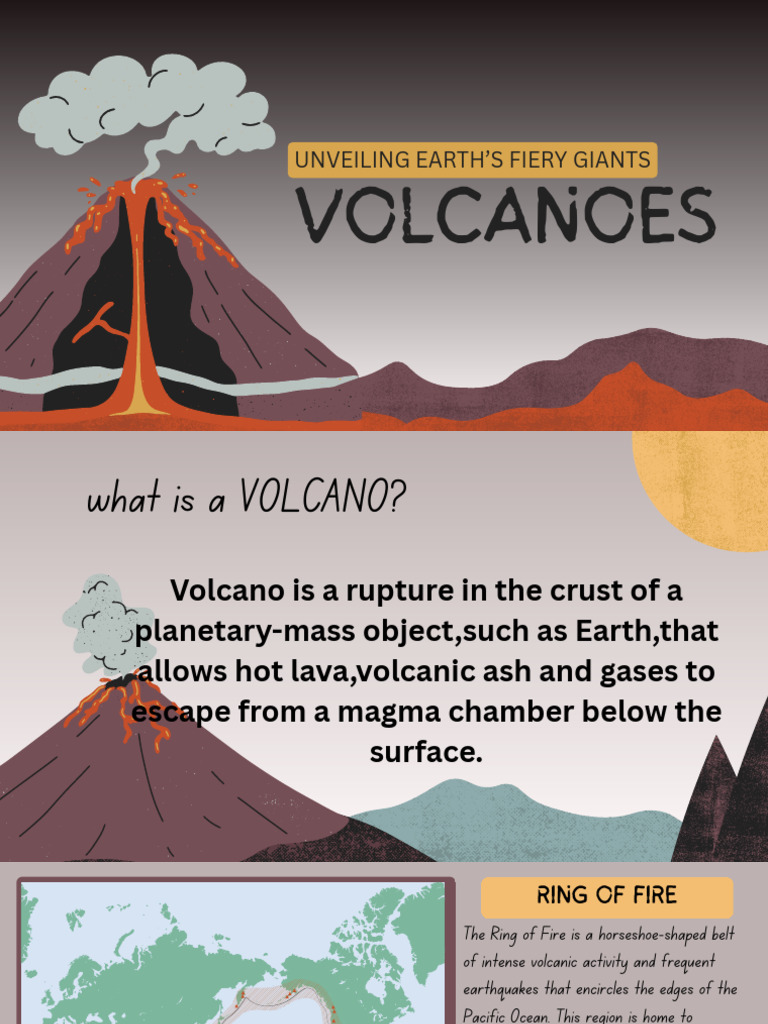 Exploring Volcanoes Earth Science Education Presentation Organic Semi ...