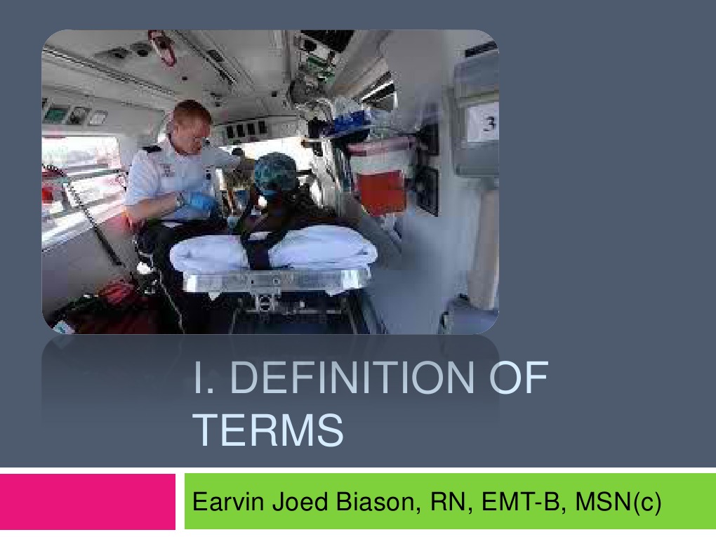 1-2 Terms, History of EDN | PDF | Nursing | Emergency
