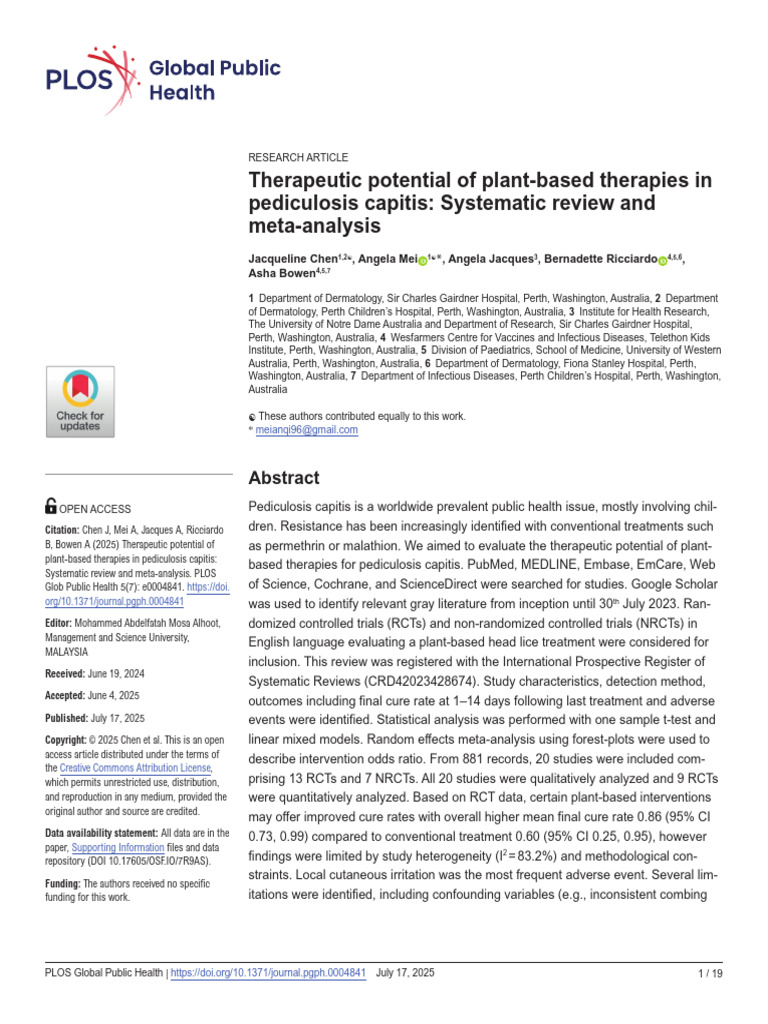 Journal PGPH 0004841 | PDF | Randomized Controlled Trial | Systematic ...