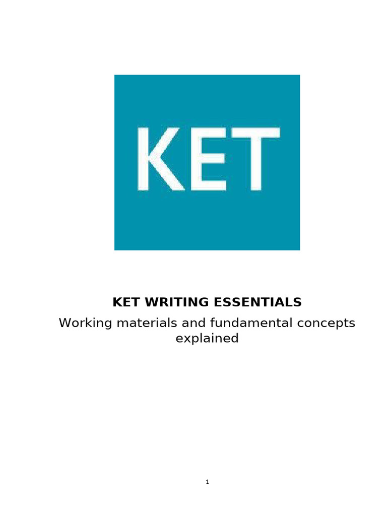 KET Writing | PDF | Linguistics