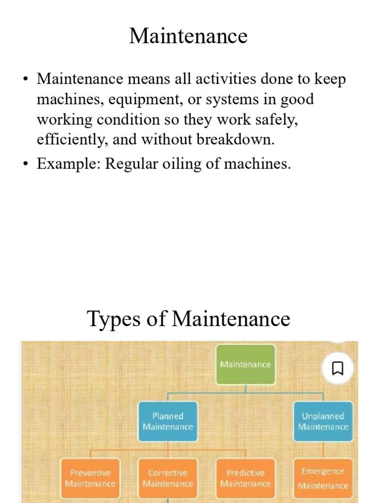 Maintenance | PDF