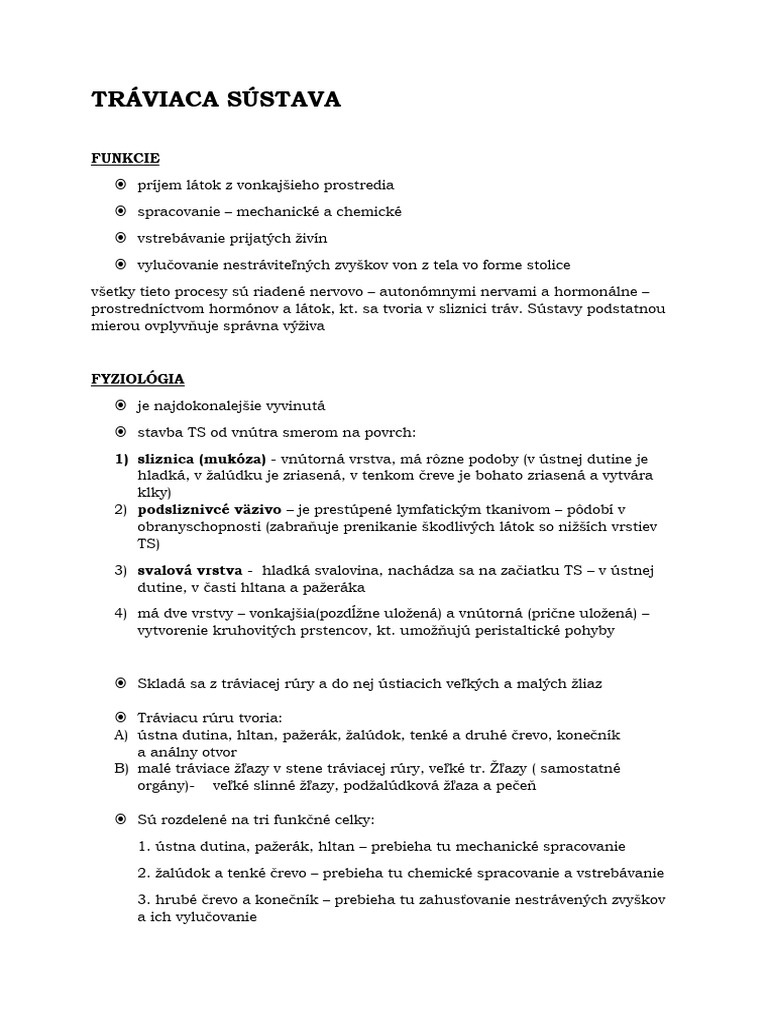 TRÁVIACA-SÚSTAVA Clovek - Kópia | PDF