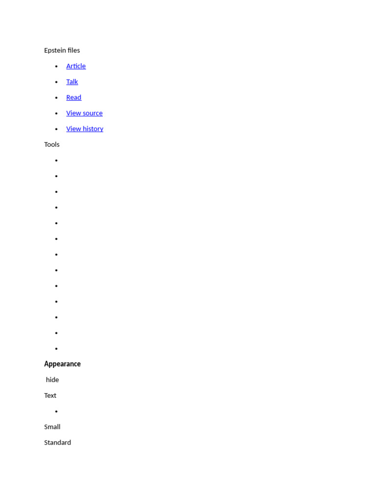 Epstein Files | PDF