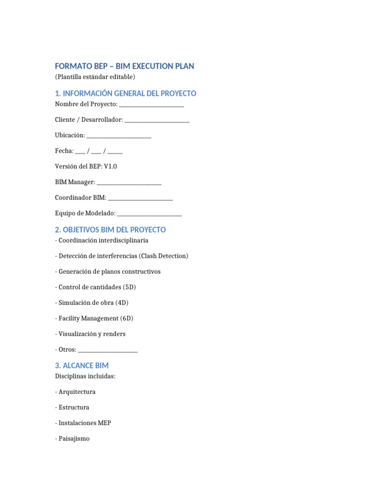 Formato BEP Completo | PDF | Software de la aplicacion | Informática