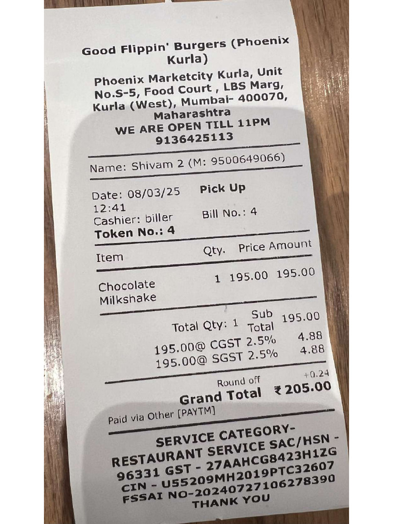 Food Bill 2 - 8th Mar | PDF