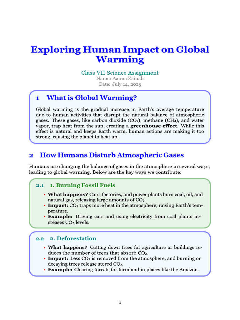 Science Assignment | PDF