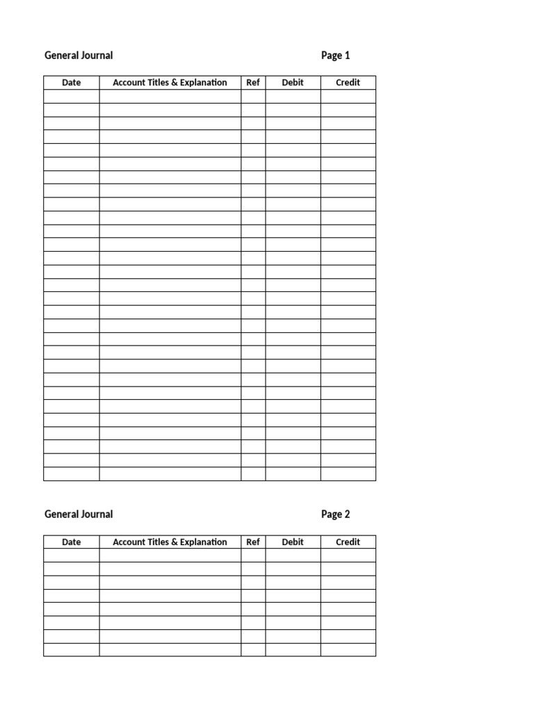 Monopoly Project Financial Statements Template FA26 - A | PDF | Debits ...