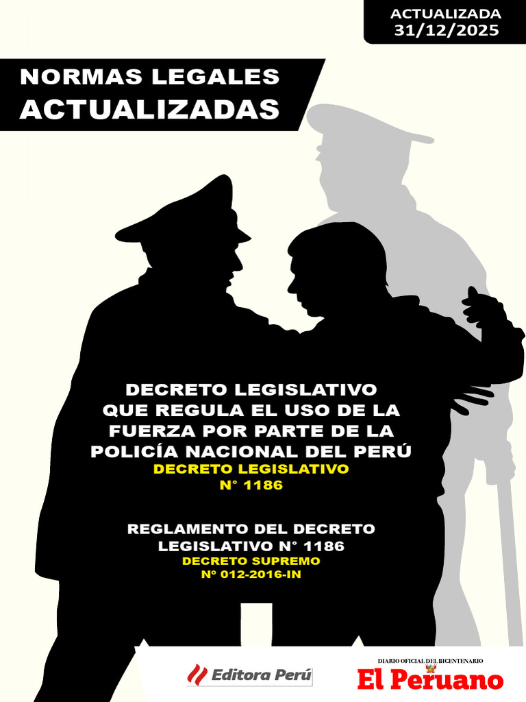 DL 1186-Y Modificatorias | PDF | Policía | Perú