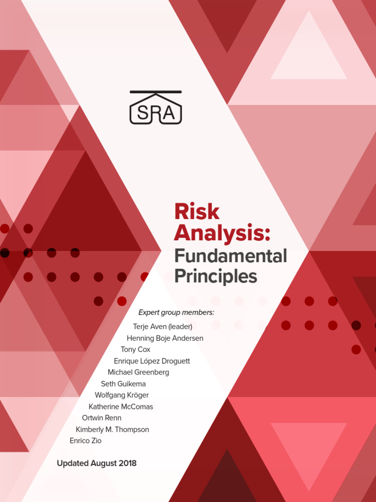 SRA Fundamental Principles R2 | PDF | Risk | Risk Assessment