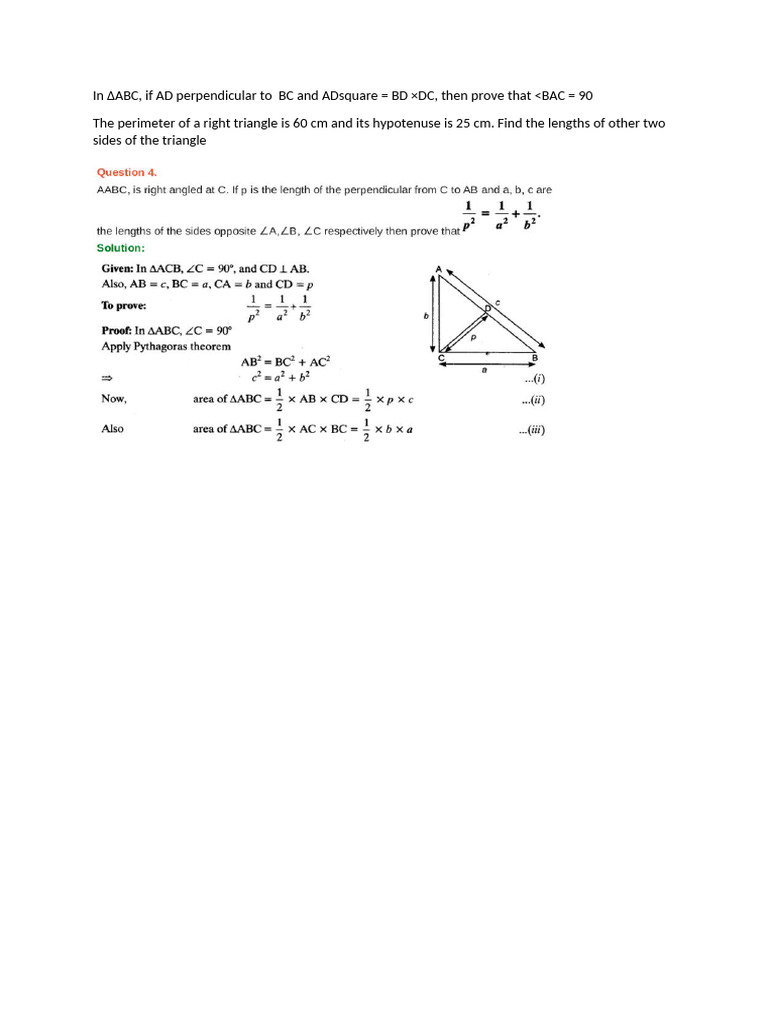 Triangles Imp | PDF