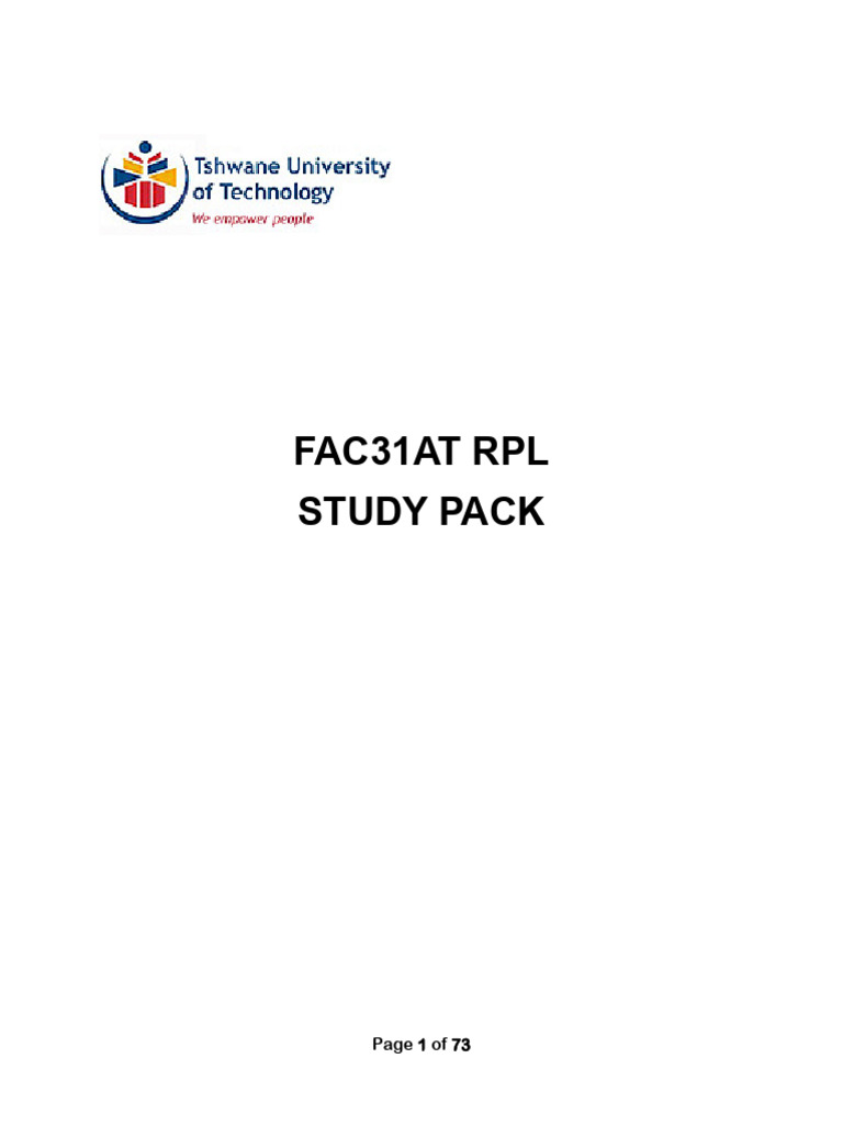 2024 RPL Study Pack | PDF | Debits And Credits | Deferred Tax