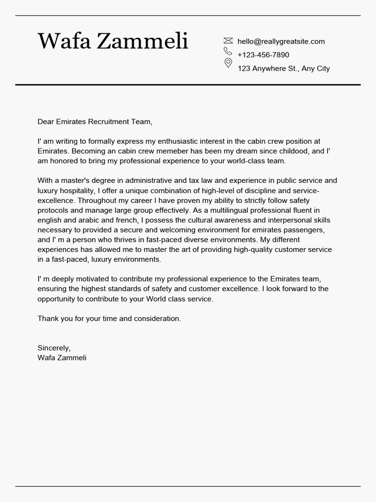 Black and White Simple Minimalist Job Cover Letter - 20260112 - 000458 ...