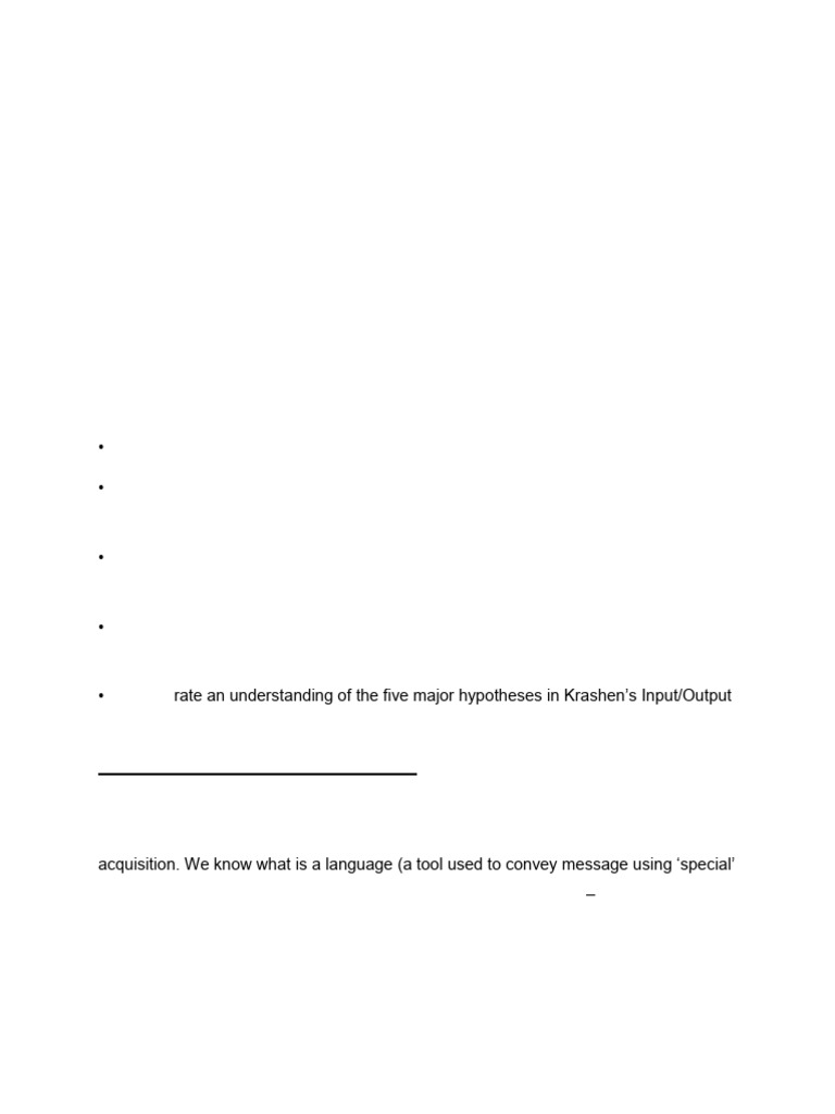 Unit 3 - Theories of Language Acquisition | PDF | Second Language ...