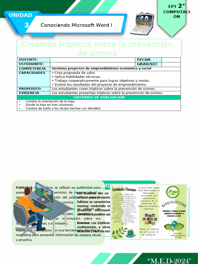 Ficha de Actividad Ept 2°-Semana 4 | PDF | Publicidad | Marketing