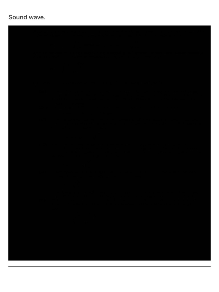 Sound Wave | PDF