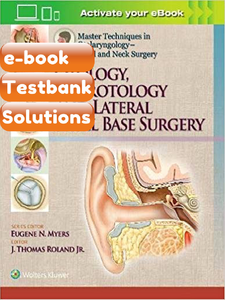 Testbank Master Techniques in Otolaryngology Head and Neck Surgery ...