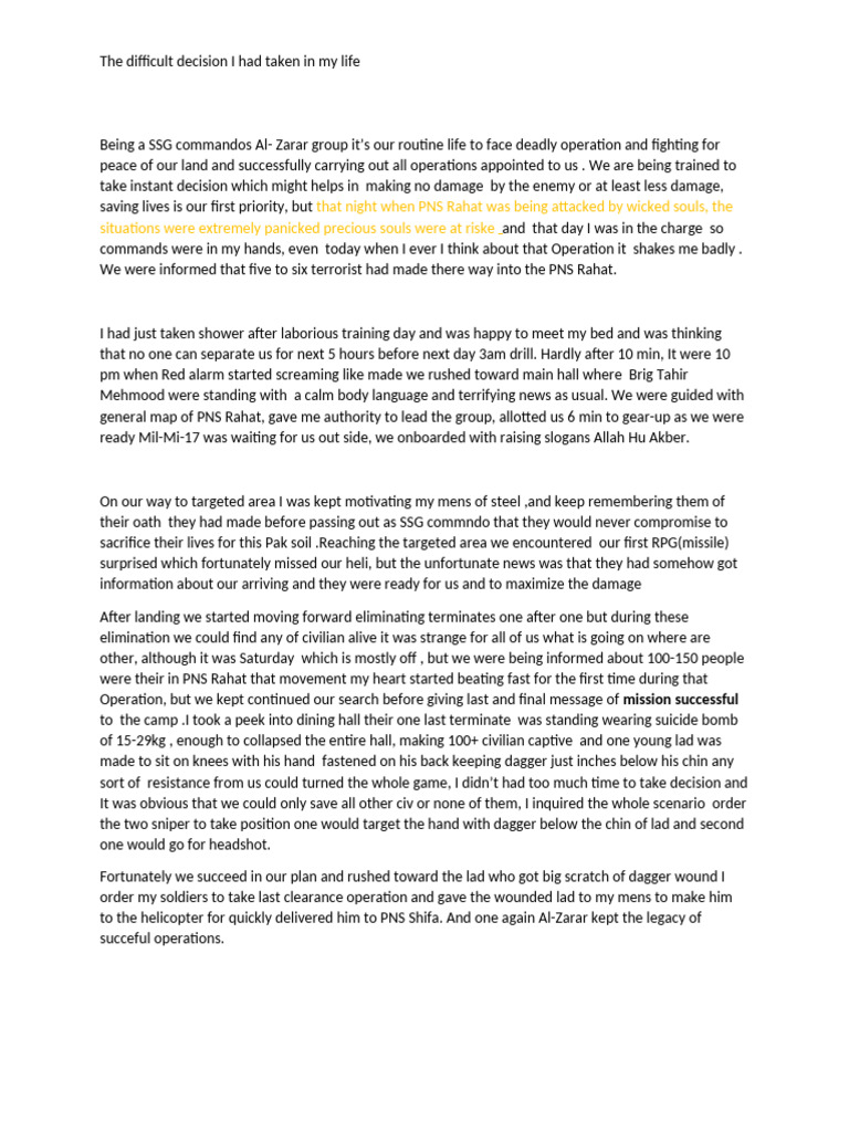 Narrative Essay | PDF | Military Operations | Military