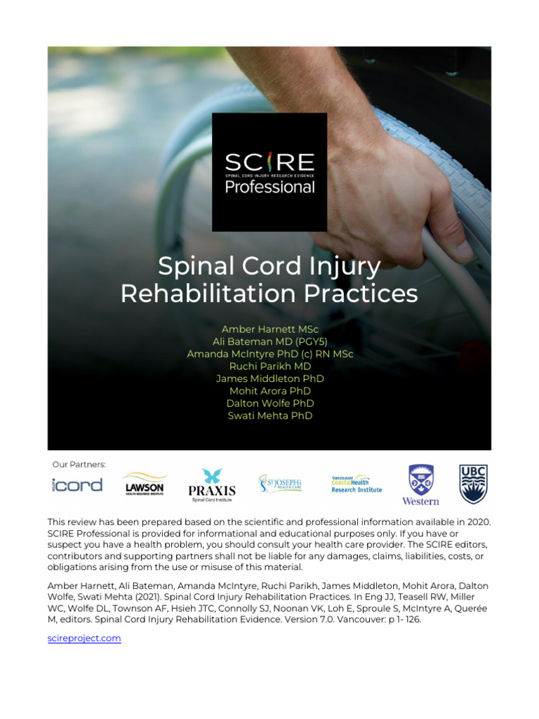 Rehabilitation Practices v7 | PDF | Physical Therapy | Spinal Cord Injury