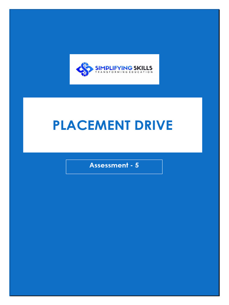 Placement Drive - Test 5 - Questions 1 | PDF | Software Engineering ...