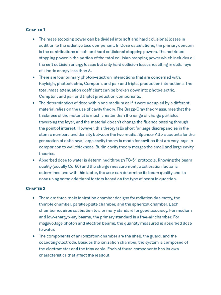 Radiation Therapy Dosimetry Review | PDF | Dosimetry | Absorbed Dose